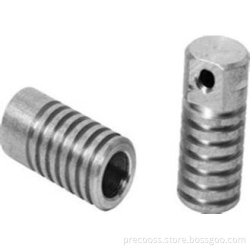 Zinc Plating Alloy CNC Thread Cutting Parts